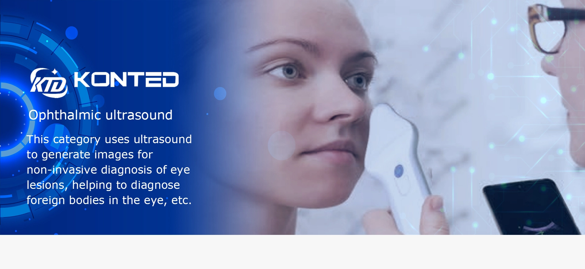 Ultrasound nirkabel oftalmik