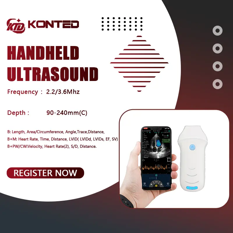 Fitur USB & Wifi Heart CW Ultrasound Probe